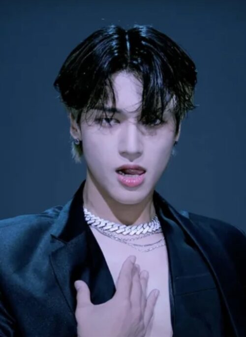 Silver Thick Diamond Chain Necklace | Wooyoung – ATEEZ