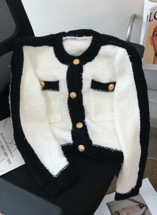 White Knitted Lining Cardigan | Hong Hae In – Queen Of Tears
