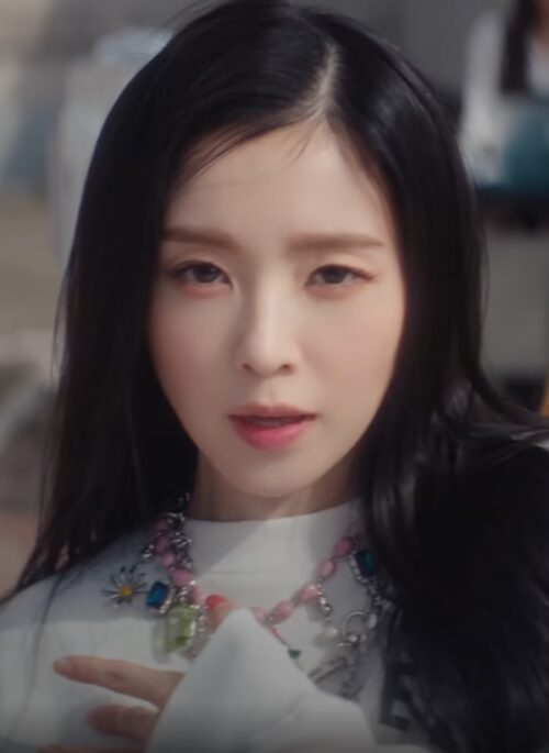 Pink Beaded Charm Necklace | Irene - Red Velvet
