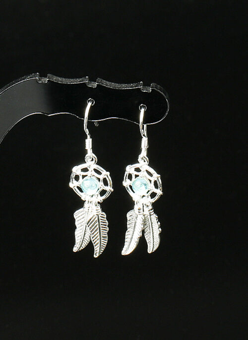 Silver Dreamcatcher Bead Earrings | Felix – Stray Kids