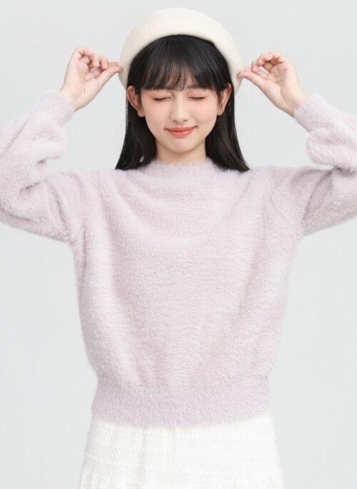 Soft Thick Cashmere Round Neck Sweater