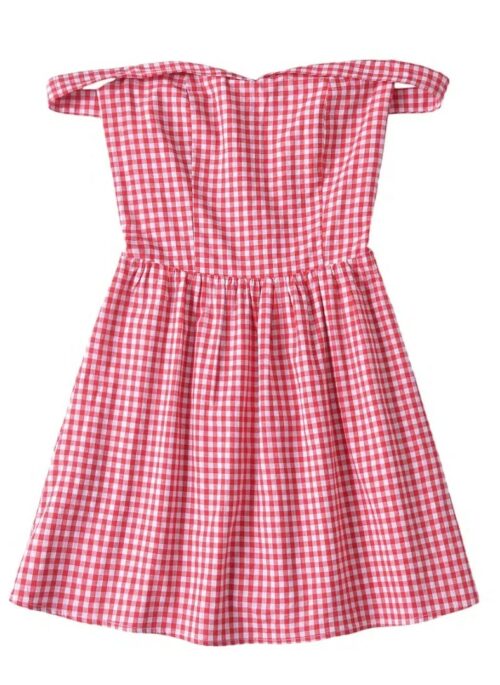 Red Plaid Fit And Flare Dress | Jisoo – BlackPink
