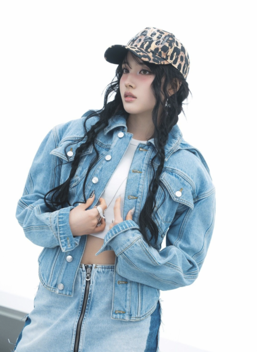 Beige Leopard Print Cap | Yoon – STAYC