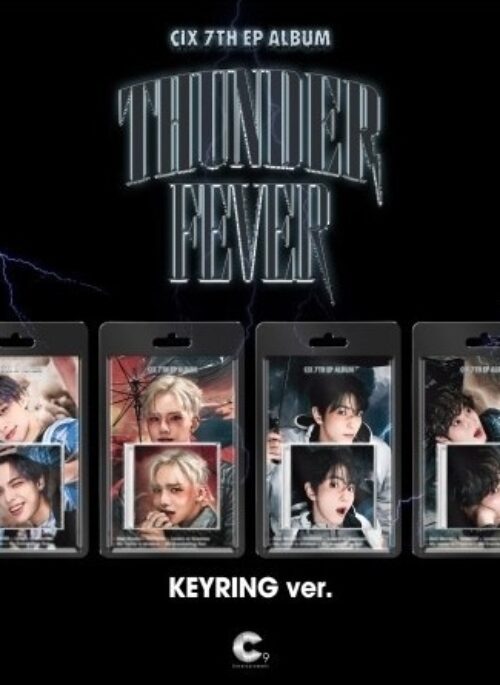 CIX 7th Mini Album - THUNDER FEVER | Keyring Album, Random version