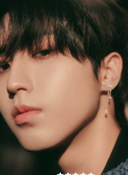 Gold Wing Shaped Dangling Earrings | Jisung - Stray Kids