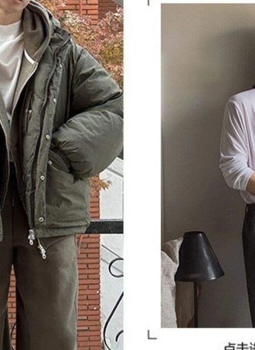 Short Hooded Casual Winter Jacket