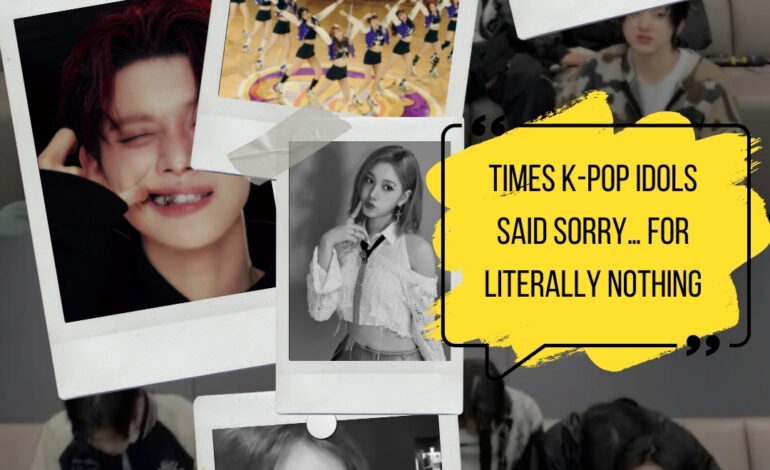 Times K-Pop Idols Said Sorry… for Literally Nothing