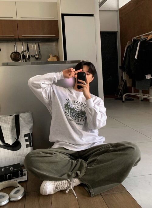 Vintage Relaxed Fit Denim Trousers