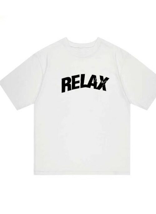 White “Relax” Printed T-Shirt | J-Hope – BTS