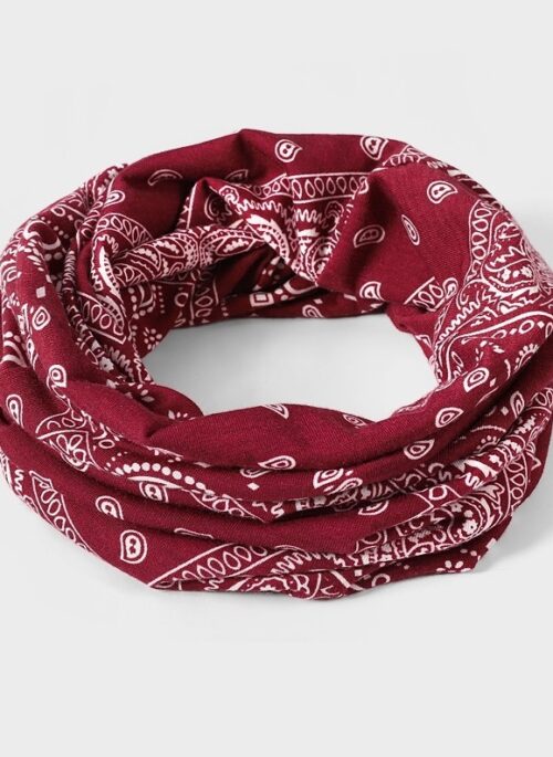 Red Cashew Pattern Scarf | Taehyung – BTS