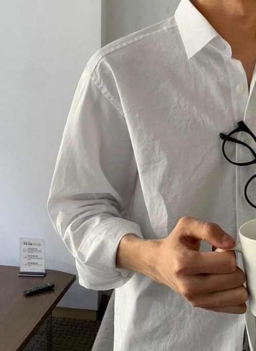 Casual Loose Fit Workwear Shirt