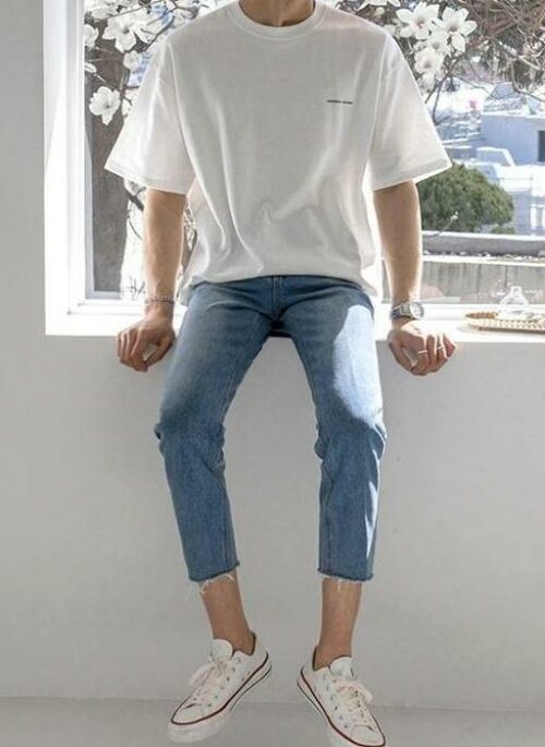 Cotton Short Sleeve Casual T-Shirt