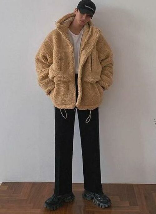 Cozy Fleece Jacket Trendy Warm Outerwear