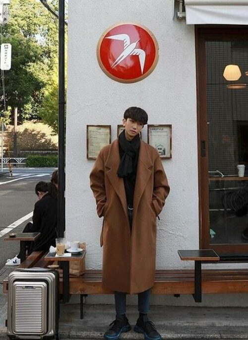 Cozy Korean Style Wool Overcoat