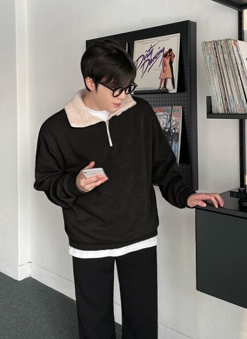 Cozy Pullover Fleece Sweatshirt