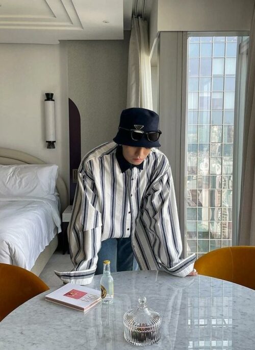Striped Casual Long Sleeve Shirt