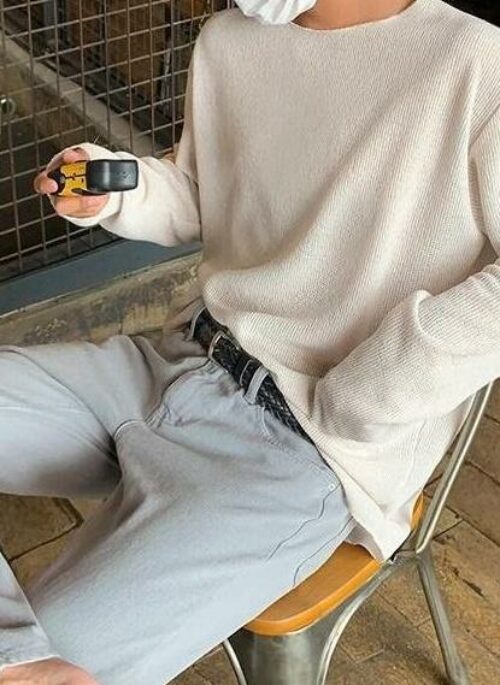 Stylish Knit Long Sleeve Top