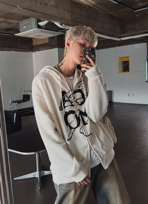 Stylish Relaxed Fit Hoodie Jacket
