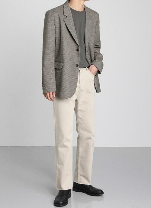 Trendy Casual Plaid Blazer Jacket