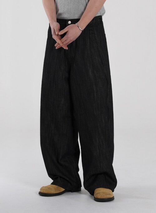 Trendy Loose Fit Wideleg Jeans