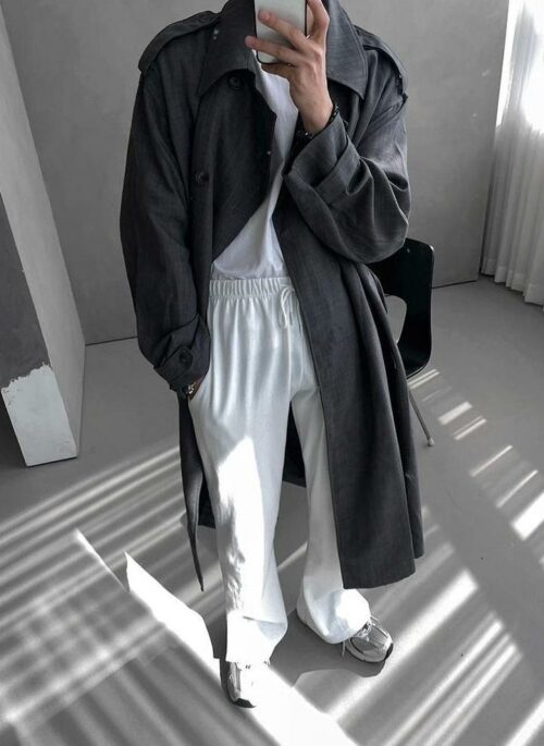 Trendy Spring Autumn Relaxed Fit Coat