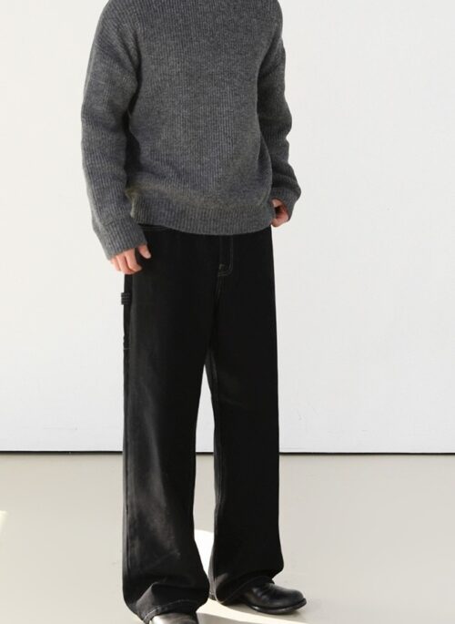 Vintage Relaxed Fit Denim Trousers