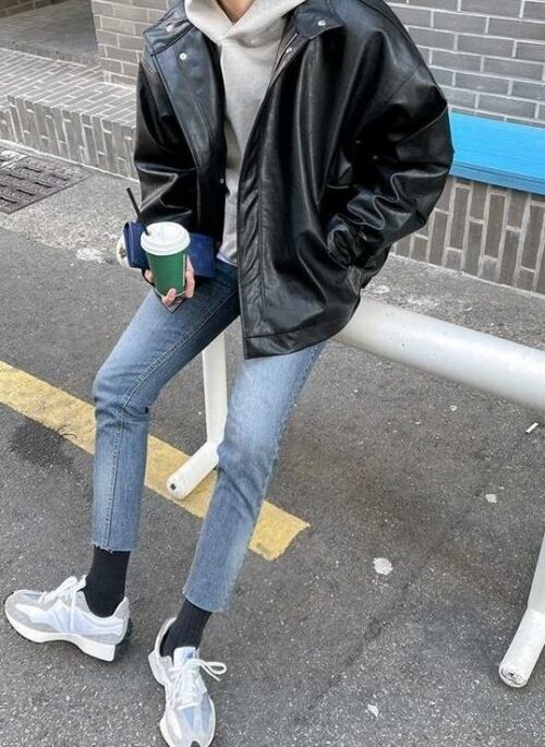 Vintage Style Motorcycle Jacket