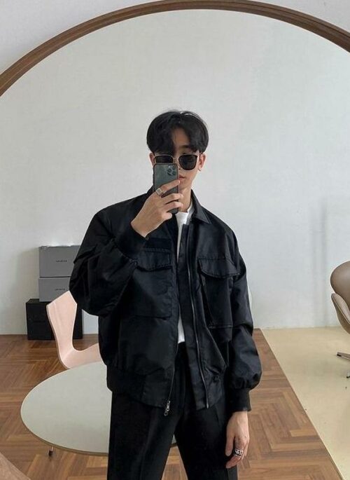 Vintage Style Multipocket Casual Jacket