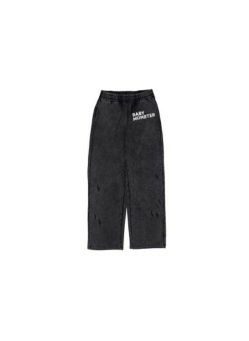 BABYMONSTER “HELLOMONSTERS” Sweat 2-Way Pants | Charcoal