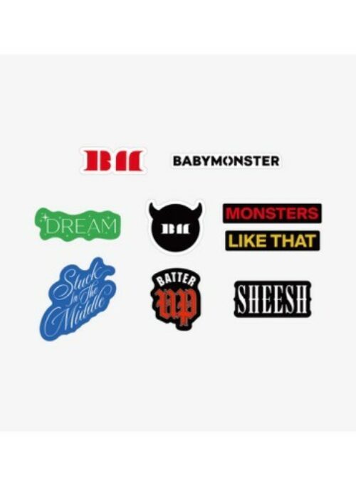 BABYMONSTER “SEE YOU THERE” Logo Sticker Pack