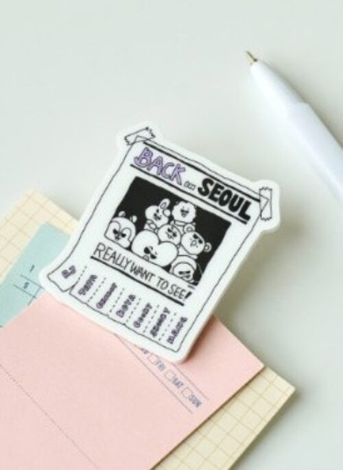 BT21 “City Edition” Acrylic Clip Magnet | Seoul