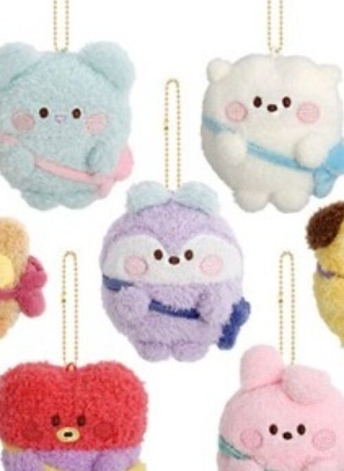 BT21 x Monopoly Collaboration Plush Keyring | Ponpon-Enjoy