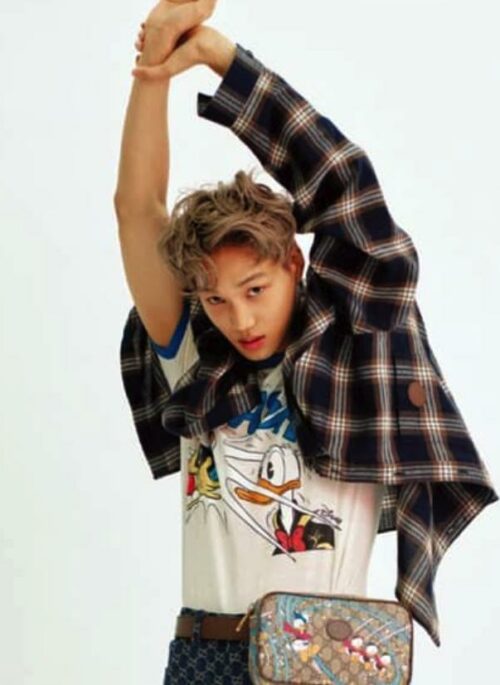Black And Red Grid Plaid Shirt | Kai – EXO