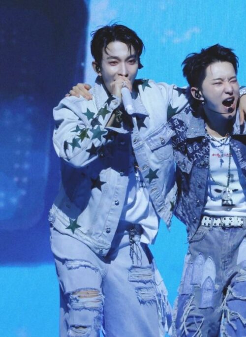 Blue Embroidered Stars Denim Jacket | DK – Seventeen