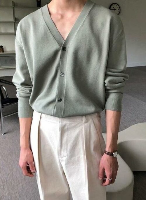 Casual Knit Cardigan Sweater