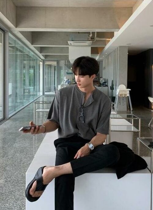 Casual Knit Cardigan T-Shirt