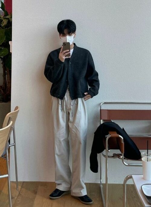 Casual Loose Fit Cardigan Jacket