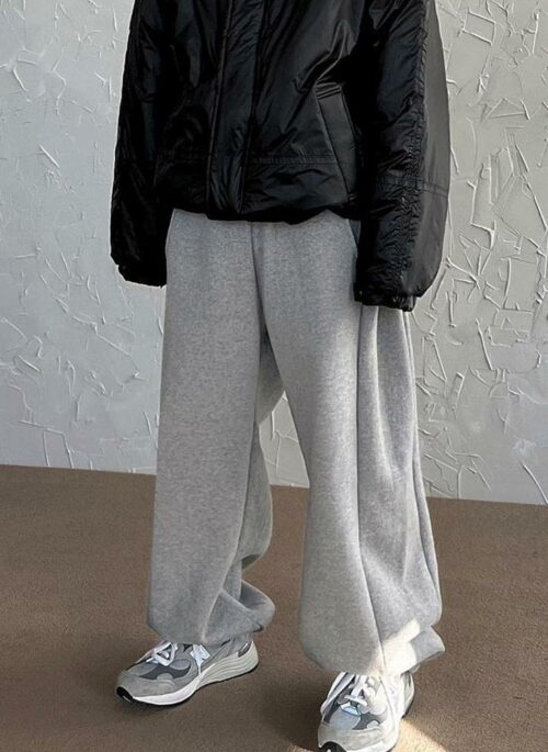 Casual Relaxed Fit Warm Jogger Pants