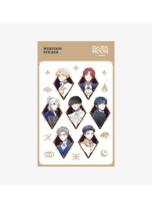 DARK MOON Pop-UP Webtoon Sticker | Beige