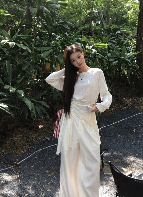 Elegant Long Sleeve Summer Top