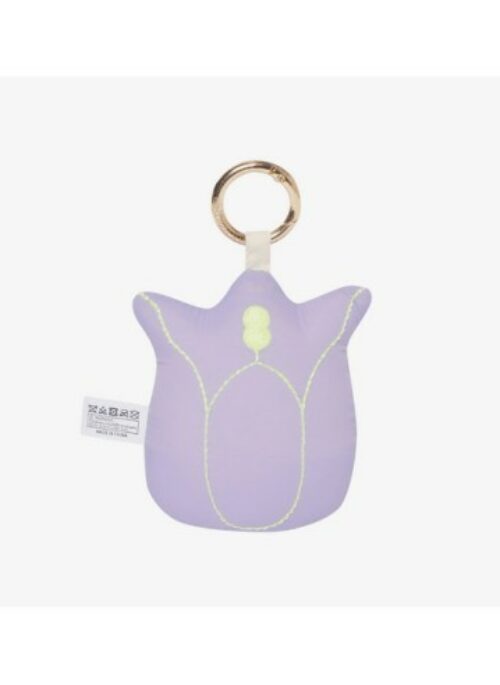 HUENINGKAI “Flower Shop” Plush Keyring | Purple