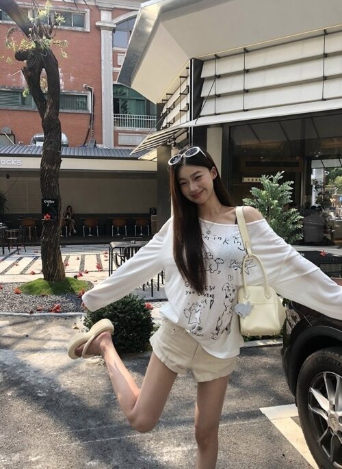 High Waist American Style Denim Shorts