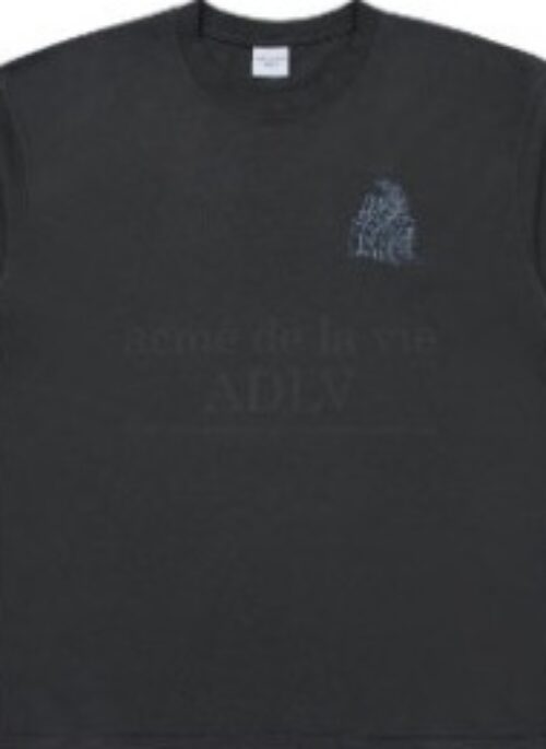 JEONGHAN x acme de la vie - WE WERE Overlap Artwork Short Sleeve T-Shirt | Charcoal