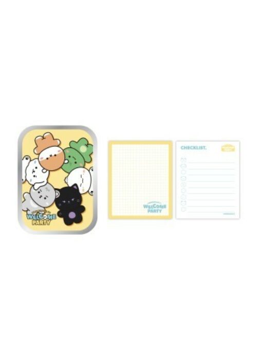 MONSTA X x MONMUNGCHI x WELCOME PARTY - Tin Case + Memo Pad Set
