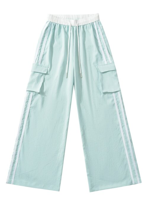 Mint Blue Elastic Waist Drawstring Pants | Seulgi – Red Velvet