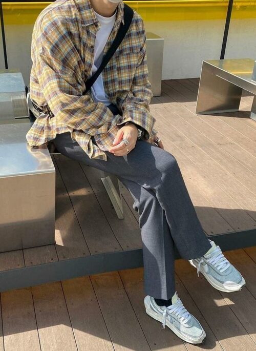 Plaid Loose Fit Casual Shirt