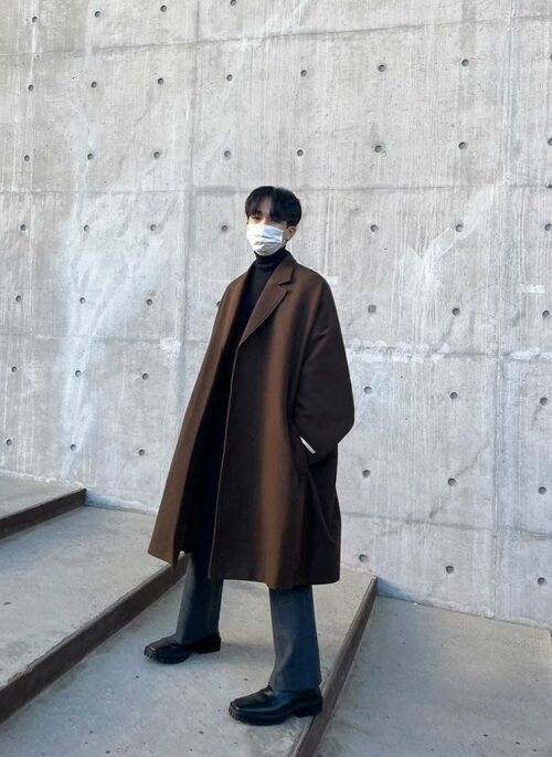 Premium Long Wool Blend Coat