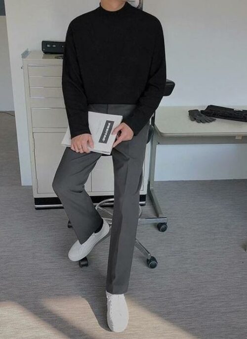 Pure Cotton Loose Long Sleeve Shirt