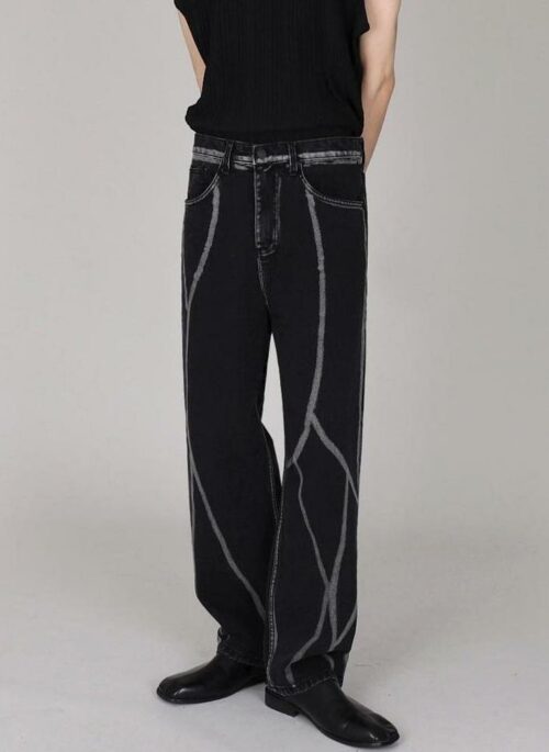Relaxed Designer Denim Trousers