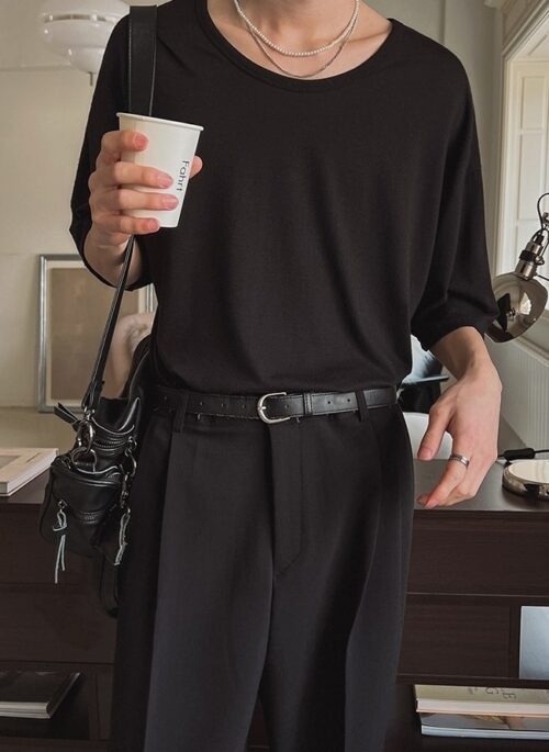 Relaxed Fit Casual Short Sleeve Tee